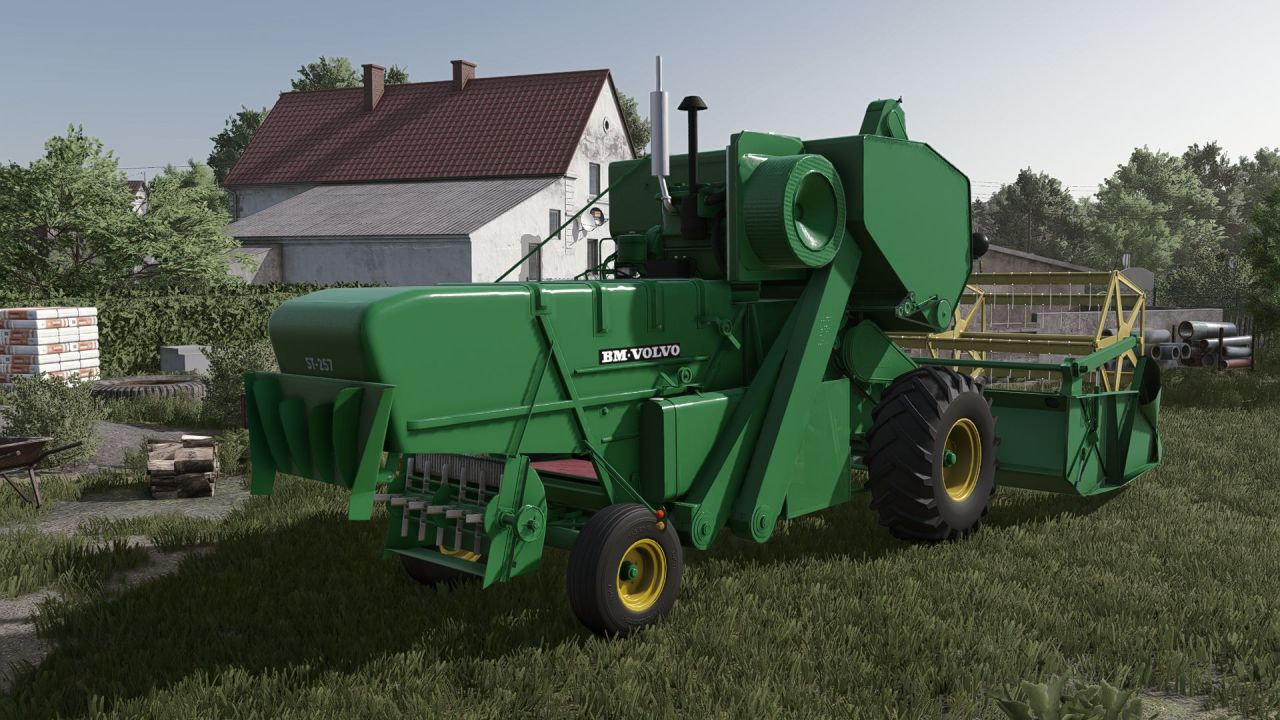 Комбайн Volvo ST-257 для Farming Simulator 25