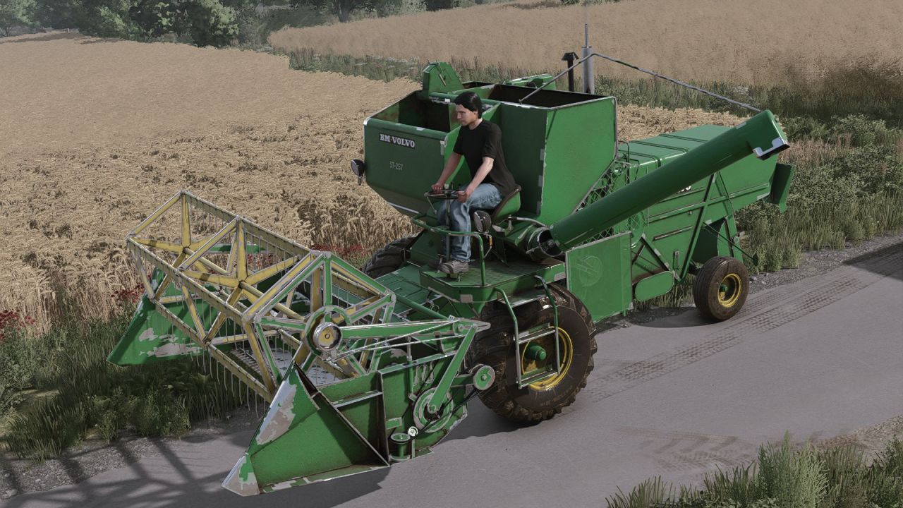 Комбайн Volvo ST-257 для Farming Simulator 25
