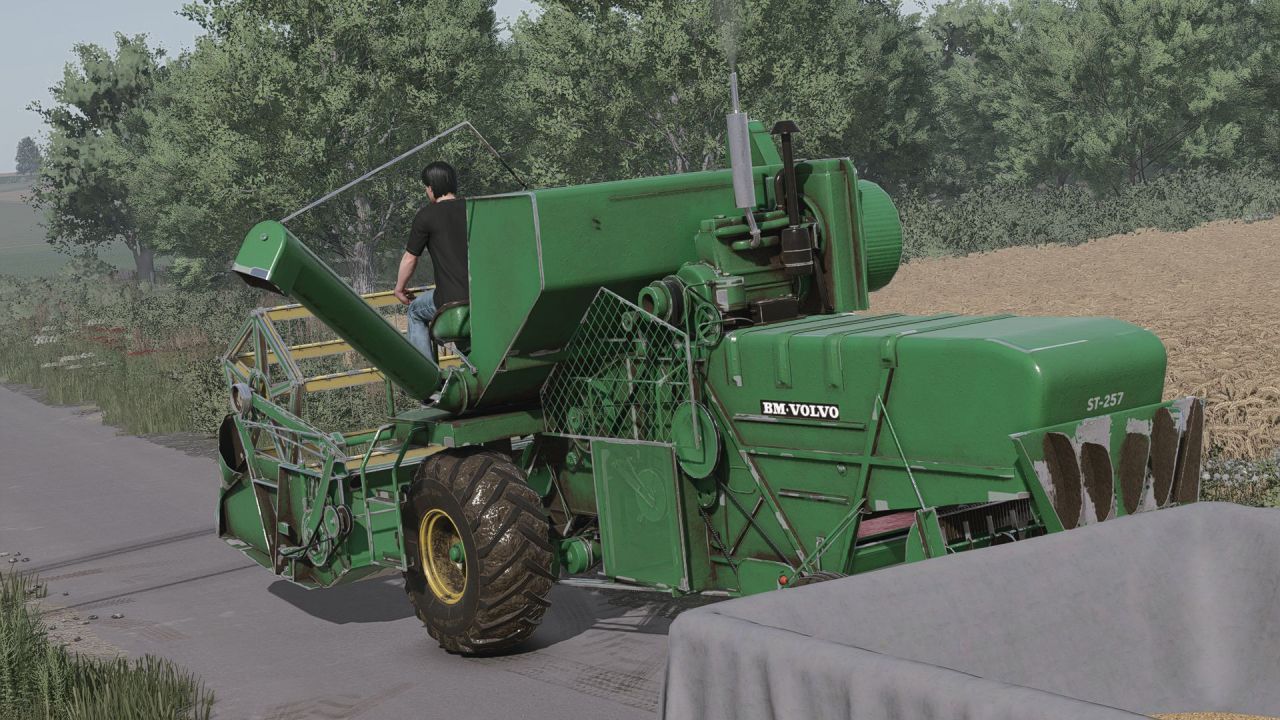 Комбайн Volvo ST-257 для Farming Simulator 25