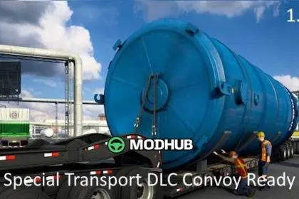 Спеціальний транспорт DLC Convoy v1.61 для ATS