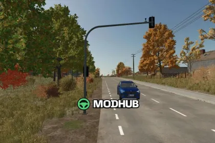 Світлофор Small Orange Red Traffic Light v1.0 для FS25