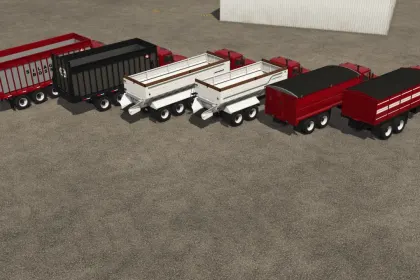 Універсальний Bulk Truck Bed Pack — Потужні Кузови X2/X3 та Pup Trailer для Farming Simulator 25 — 1