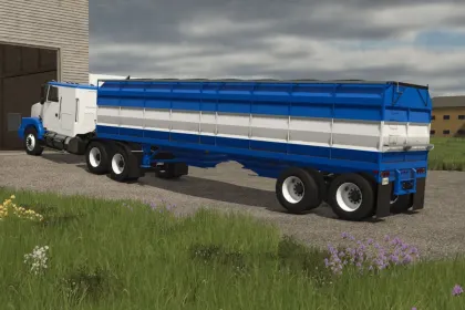 Надійний Зерновий Напівпричіп Lizard Esler Grain Trailer 35 000 л для Farming Simulator 25 — 2