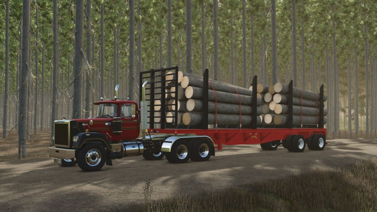 Uniwersalny American Flatbed Pack — Potężne Platformy do Transportu w FS25