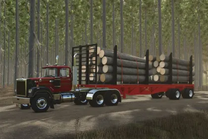 Універсальний American Flatbed Pack — Потужні Платформи для Перевезень у FS25 — 1