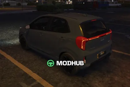 Kia Picanto GT-Line 2024 для GTA 5 — 3
