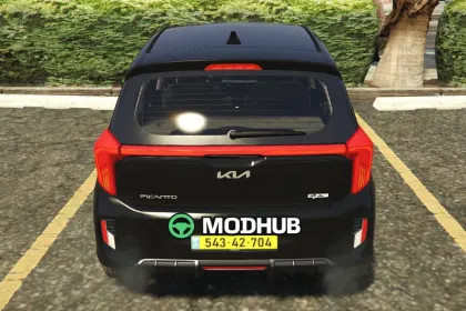 Kia Picanto GT-Line 2024 для GTA 5 — 6