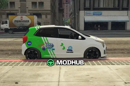 Kia Picanto 2024 Autotel для GTA 5 — 3