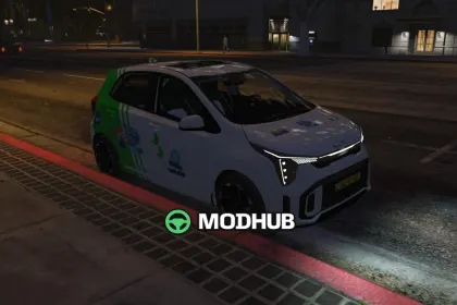 Kia Picanto 2024 Autotel для GTA 5 — 6