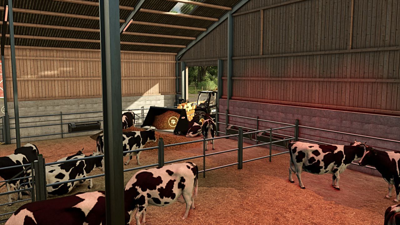 Effektiver AutoStorage Animal Barn — Intelligenter Stall mit Autolagerung für Farming Simulator 25 - Screenshots