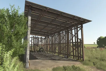 Практичний Machine Shed — Надійний Навіс-Гараж для Техніки у Farming Simulator 25 — 4
