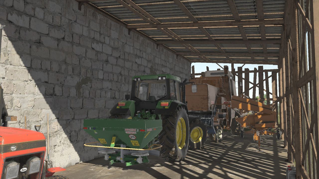 Praktischer Machine Shed — Zuverlässiger Unterstand-Garage für Technik in Farming Simulator 25 - Screenshots
