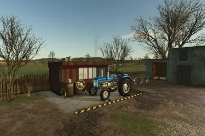 Практичний Container Set для FS25 — Житловий і Сервісний Контейнери для Стартової Ферми — 1