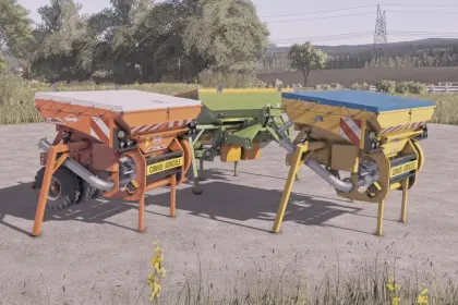 Пакет фронтальних бункерів Alpego, Amazone, Kuhn, Sulky для Farming Simulator 25 — 3