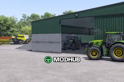 Зерносховище Grain Shed V1.0 для FS25