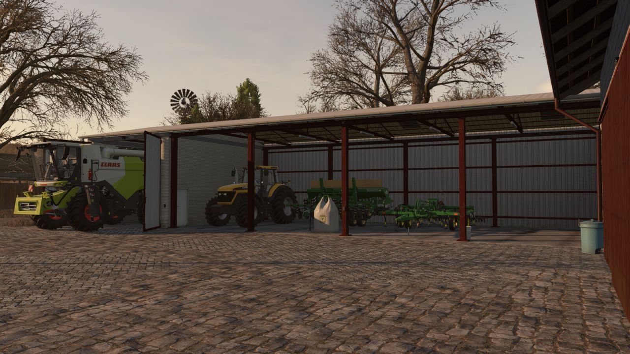 Praktischer Shed mit Garage für Farming Simulator 25 - Screenshots