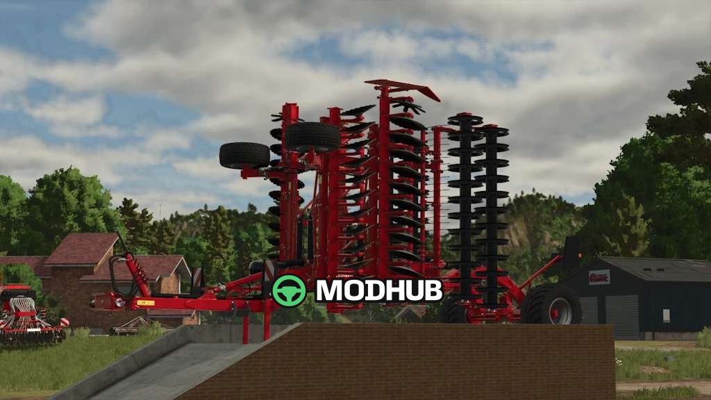 Дискова борона Kverneland Qualidisc Pro 6001T Rust Edition для FS25