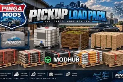 Пакет вантажів для пікапів Pickup Load Pack v1.0 для ATS