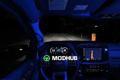 Салонне синє підсвічування Road Trip для Ford у ATS