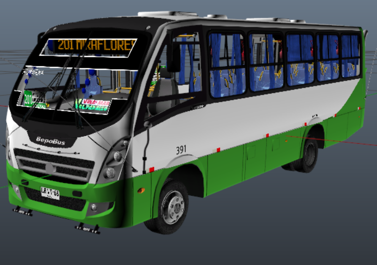 Автобус BepoBus Nàscere LO-916 TMV для GTA 5 — 2