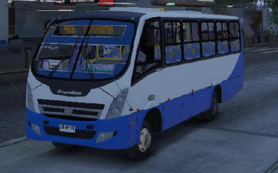 Автобус BepoBus Nàscere LO-916 TMV для GTA 5 — 6