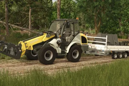 Effizienter Teleskoplader Kramer KL308T 75 PS für enge Betriebe und Bauwesen — 3