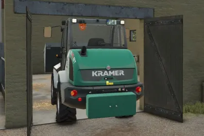 Effizienter Teleskoplader Kramer KL308T 75 PS für enge Betriebe und Bauwesen — 5