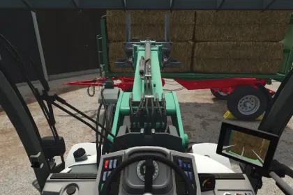 Effizienter Teleskoplader Kramer KL308T 75 PS für enge Betriebe und Bauwesen — 6