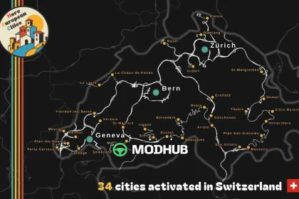 Карта More European Cities v1.0a 1.61 для ETS2 — 3