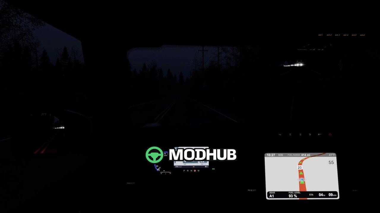 Dash-GPS-Anzeigen für Ford Bronco 2024 (Road Trip: Ford) v1.0 für ATS