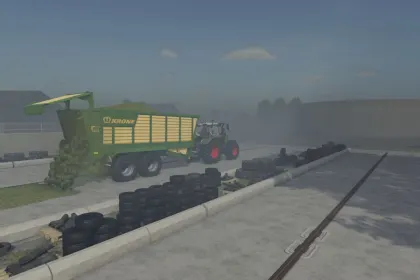 Ефективний Причіп Krone TX 460D Pack — 50 000 л для Швидкого Вивезення Січки — 1