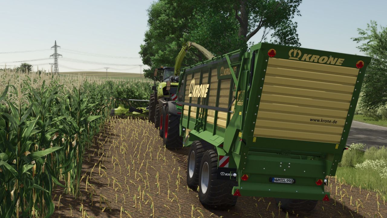 Ефективний Причеп Krone TX 460 D на 46 000 л для Farming Simulator 25