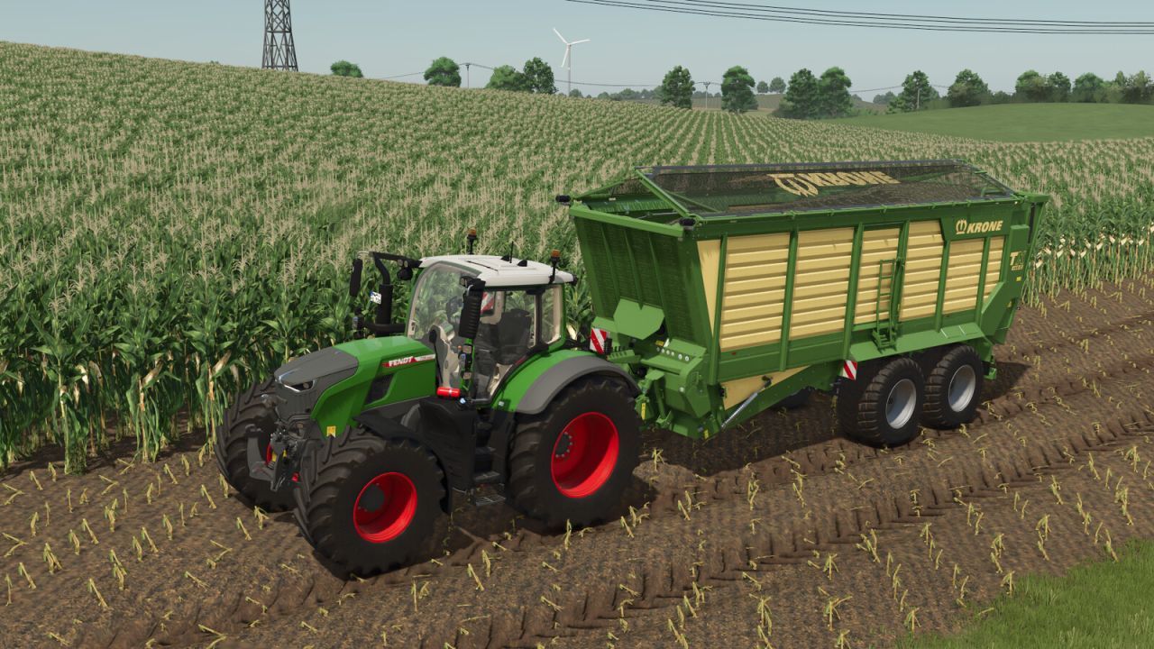 Ефективний Причеп Krone TX 460 D на 46 000 л для Farming Simulator 25