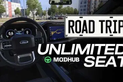 Модифікація Road Trip: Unlimited Seat Adjustment v1.0 для ATS