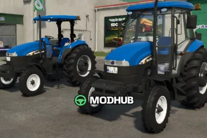 Трактор New Holland TD65D V1.2 для FS25
