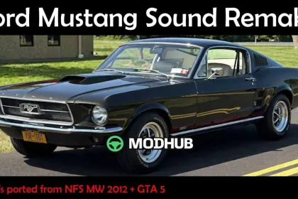 Звук Ford Mustang Sound Remake v1.0 для ATS