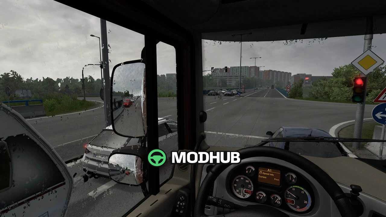 Мод дощу Yet Another Rain Mod + Addons Pack v3.0 для ETS2