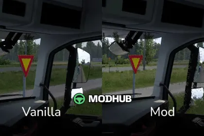 Мод дощу Yet Another Rain Mod + Addons Pack v3.0 для ETS2 — 4
