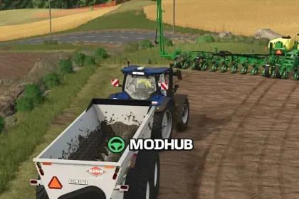 Розкидач гною Kuhn SLC 141 Rust Edition для FS25