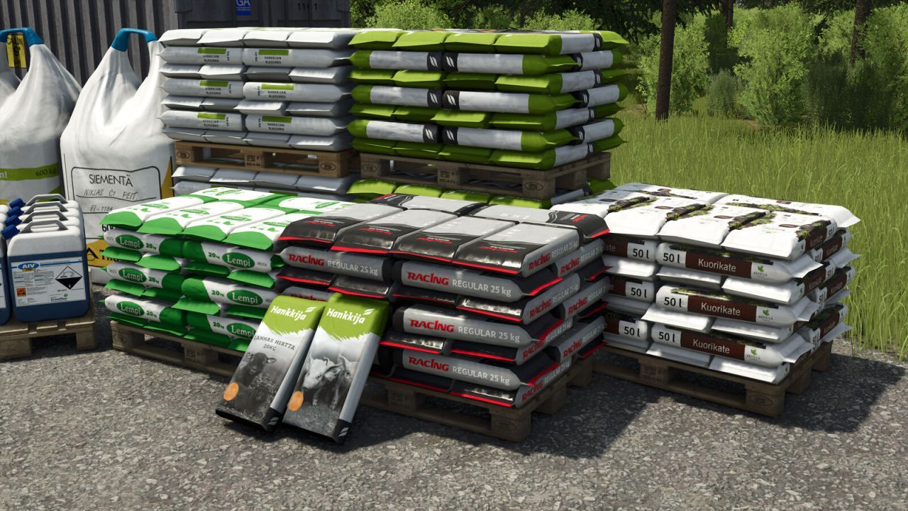 Finnish Big Bags And Pallets — Efficient Big Bags and Pallets for FS25