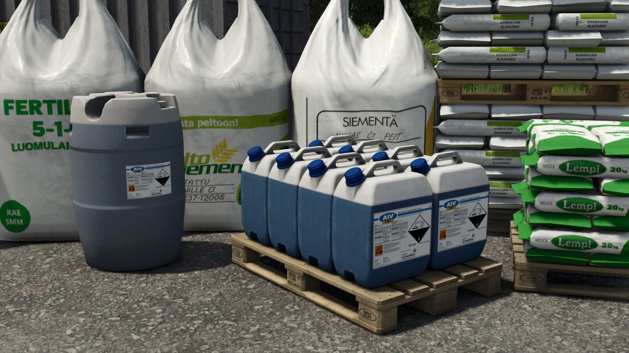 Finnish Big Bags And Pallets — Efficient Big Bags and Pallets for FS25