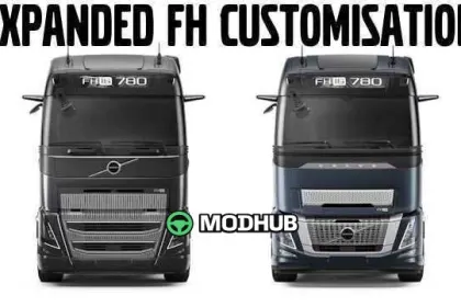 Розширена кастомізація Volvo FH 1.61 для ETS2