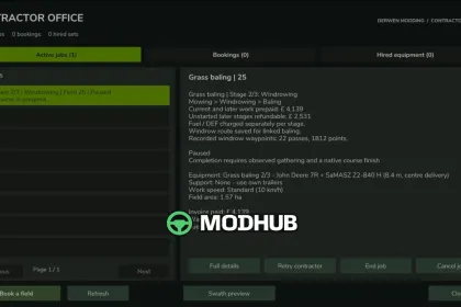 Скрипт Farm Contractor Services v1.0 для FS25 — 2