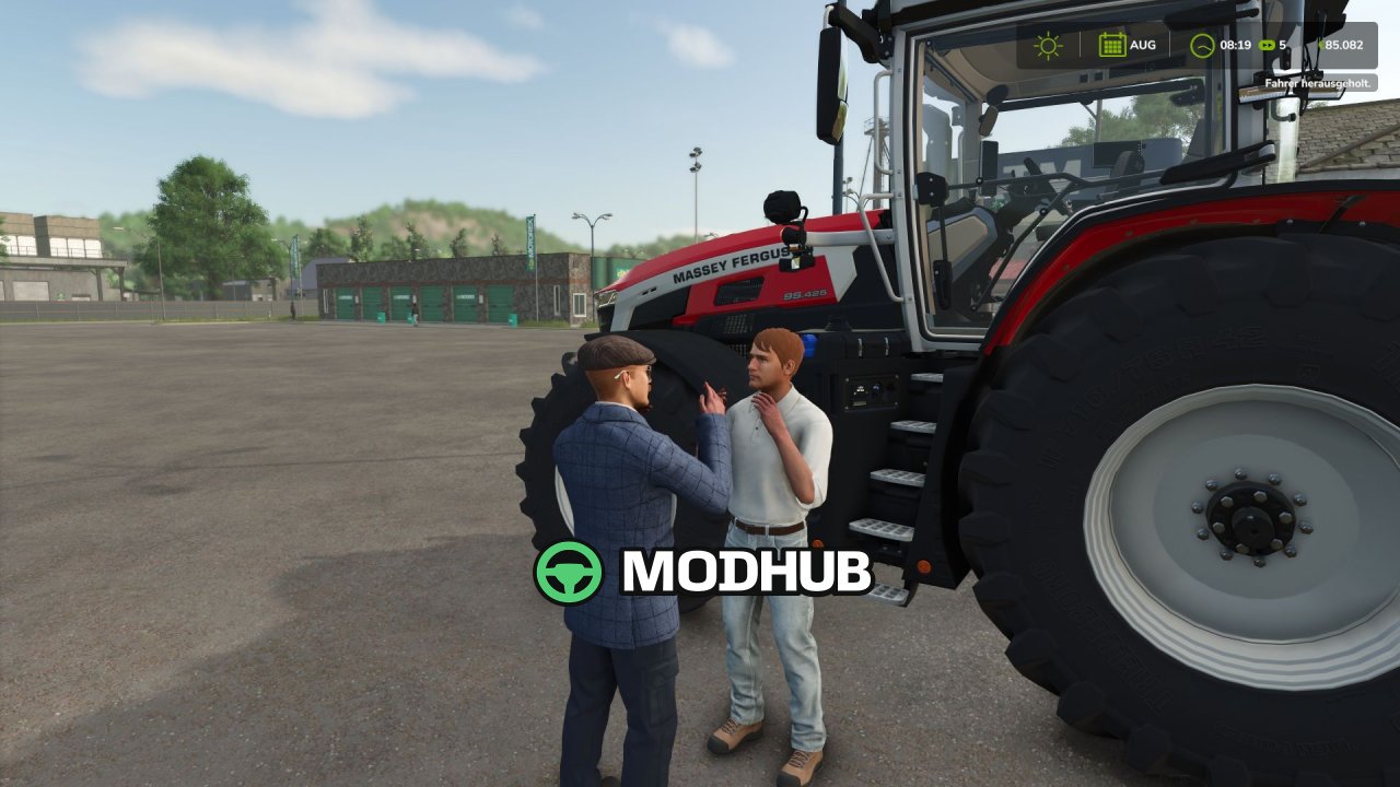 Скрипт Driver Extraction (витягування водія) для FS25