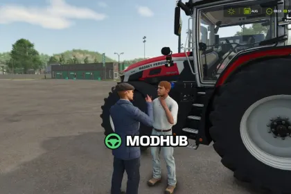 Скрипт Driver Extraction (витягування водія) для FS25 — 2