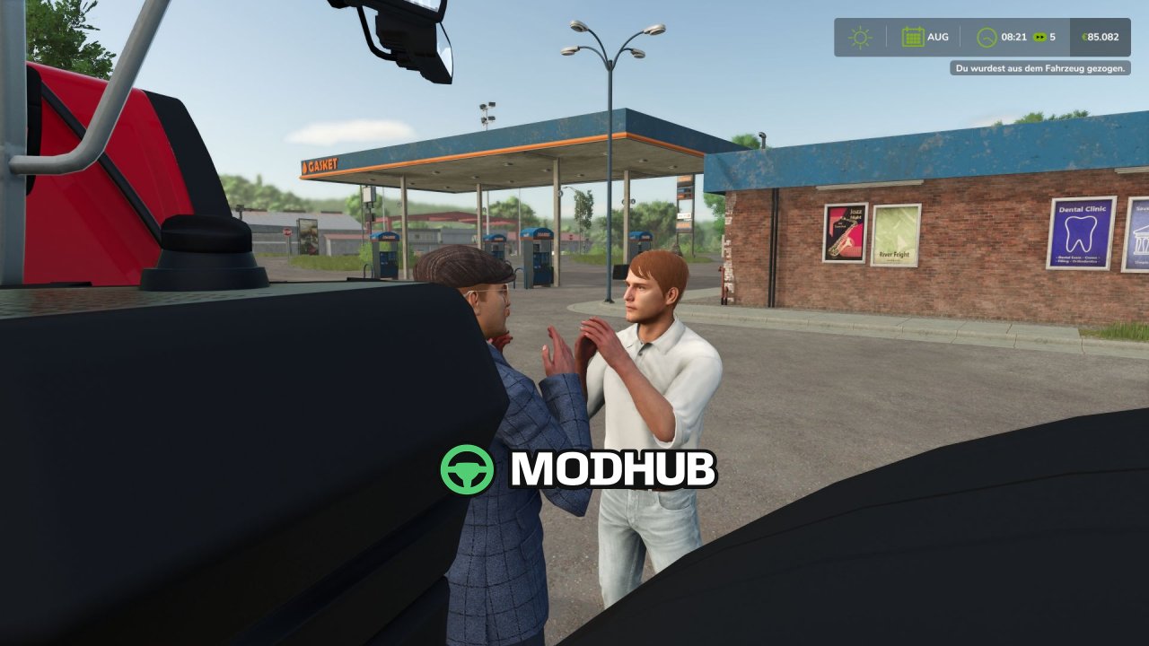 Скрипт Driver Extraction (витягування водія) для FS25
