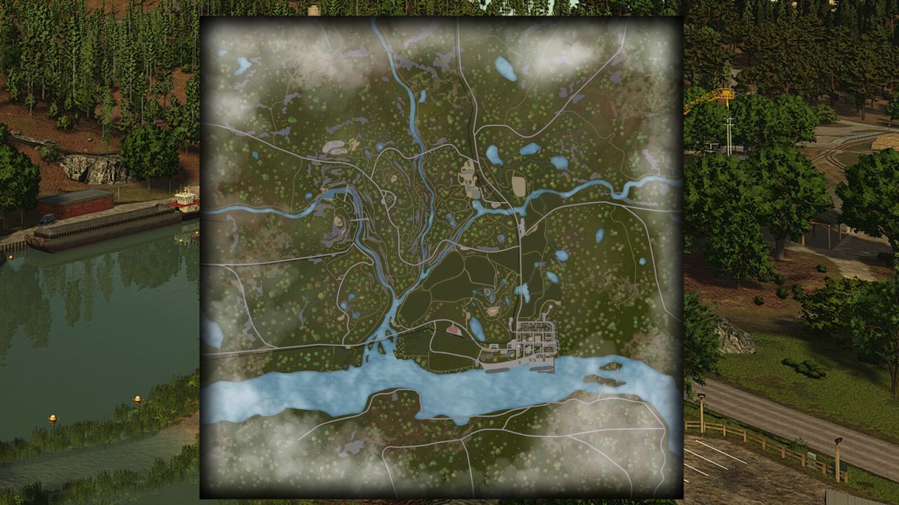 AgroForests (Silverrun) Large Forest Map for Farming Simulator 25 — Production, Ore, and Logistics