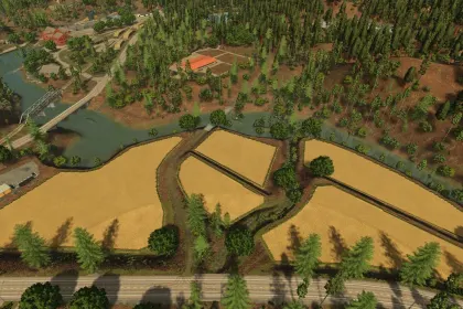 Масштабна Лісова Карта AgroForests (Silverrun) для Farming Simulator 25 — Виробництва, Руди та Логістика