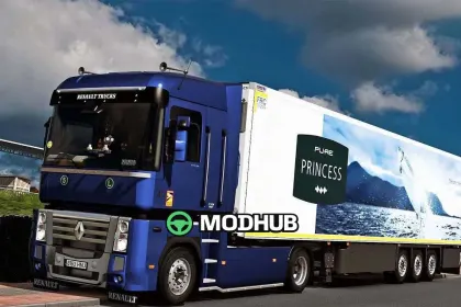 Вантажівка Renault Magnum Updates v1.61 для ETS2