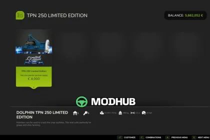 Обприскувач TPN 250 Limited Edition для FS25 — 3